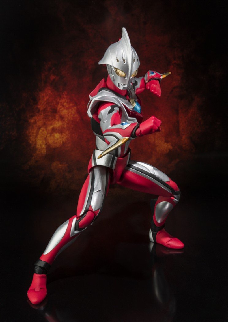 Ultraman Nexus Junis Blue. Sound Action Figure. BANDAI