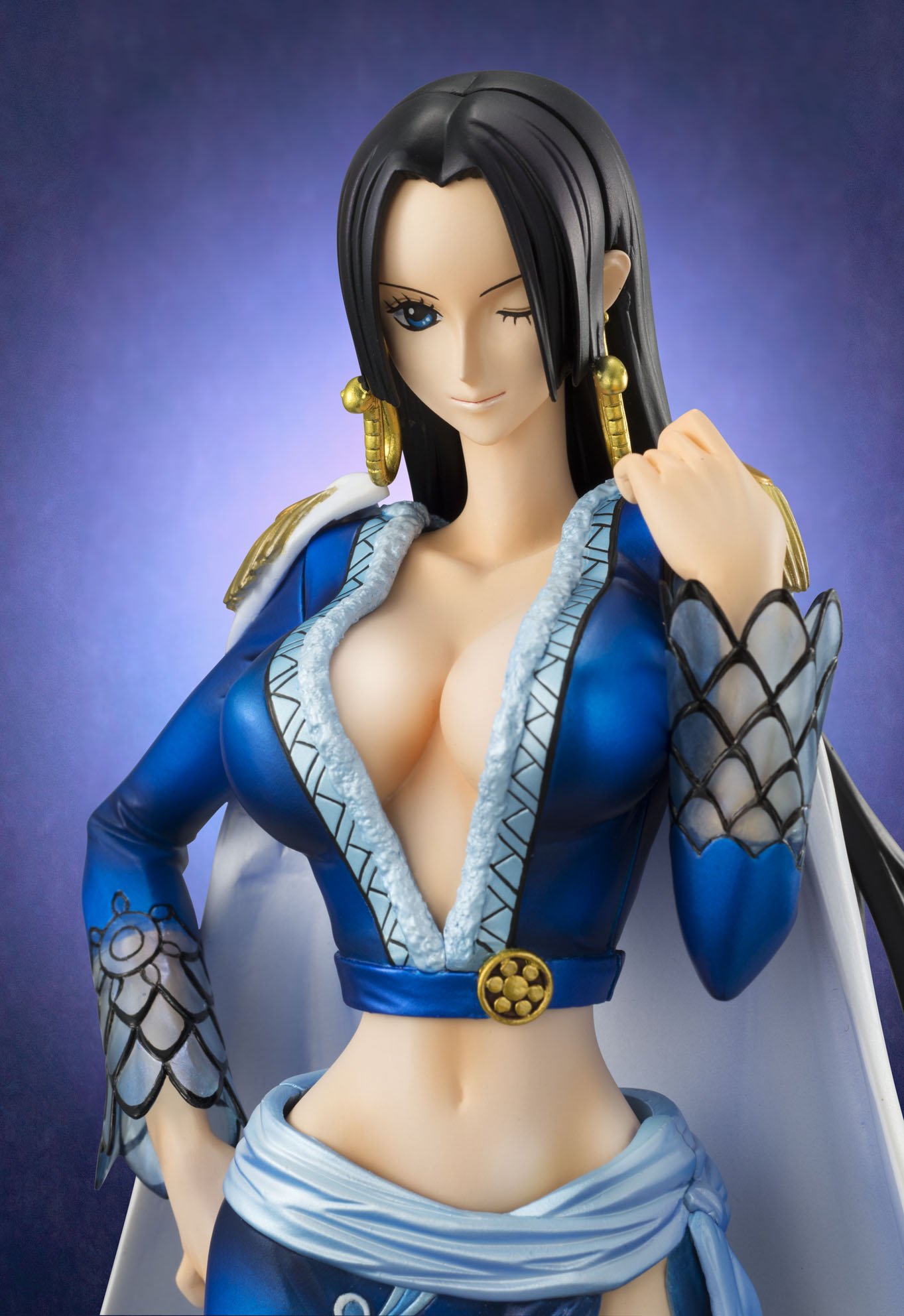 Figure Doll Megahouse P O P Portrait Of Pirates One Piece Neo Ex Boa Hancock Figure Ver Blue Megahouse Japamo