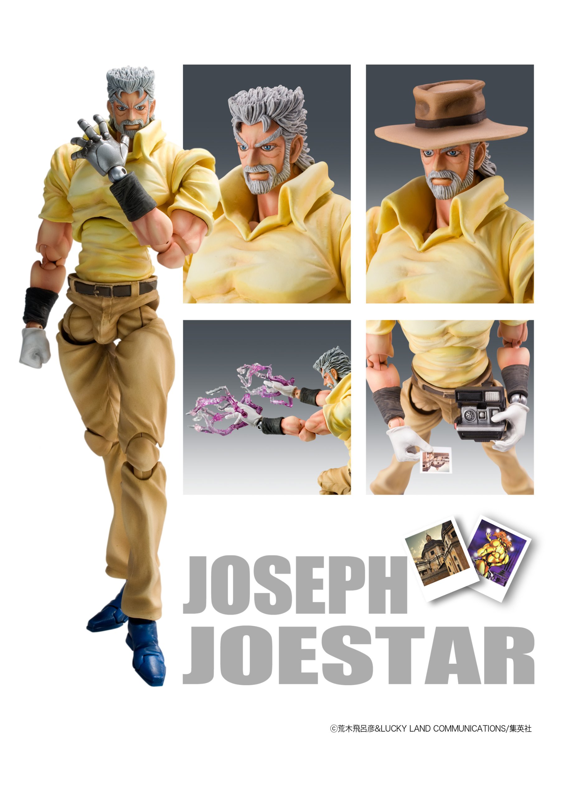 SAS JoJo/'s Bizarre Adventure Part.3 Joseph Joestar /& Iggy Figure Medicos