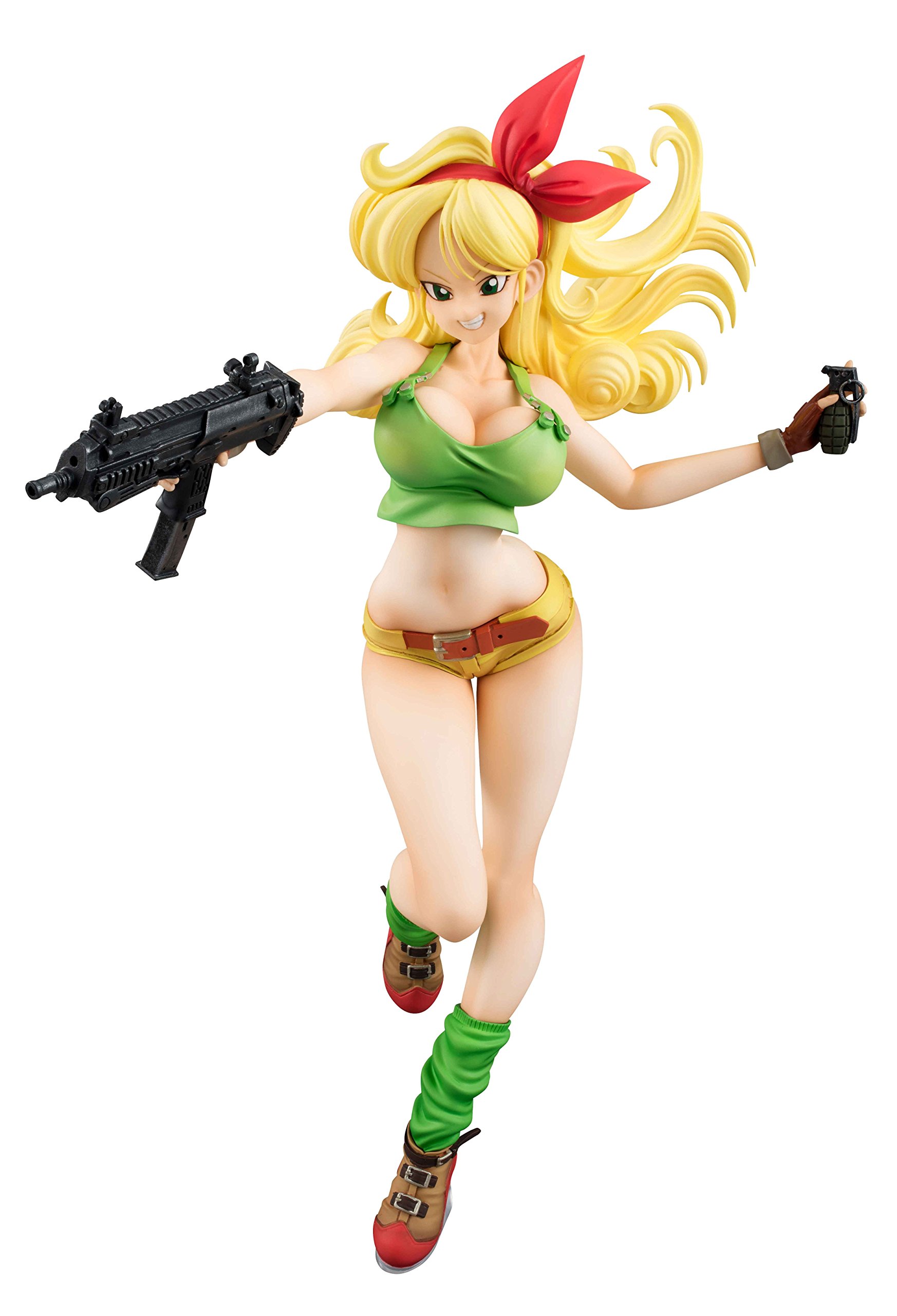 Dragon Ball Gals DBZ Lunchi Figure Blond Hair Ver Megahouse Model Toy in Box